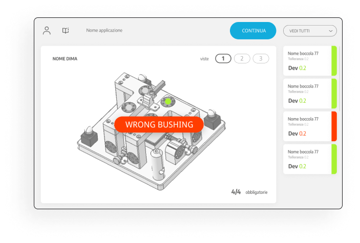 Misurazione controllo qualità